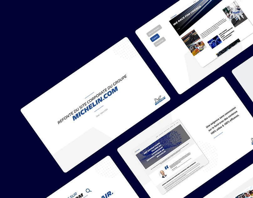 Présentation nouveau site Michelin — projet 10H10 Studio